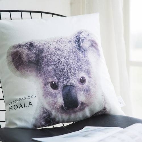 1 Piece 45*45cm Pillow With Filling Home Print