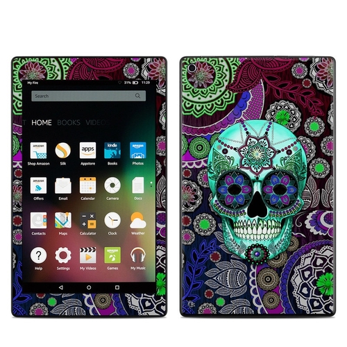 DecalGirl AKHD8-SUGSKLSOMB Amazon Kindle Fire HD8 2015 Skin - Sugar Sk