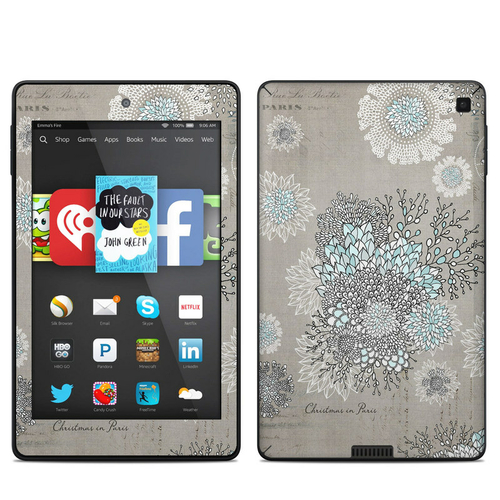 Iveta Abolina AKF6-CHRSPAR Amazon Kindle Fire HD 6 in. Skin - Christma