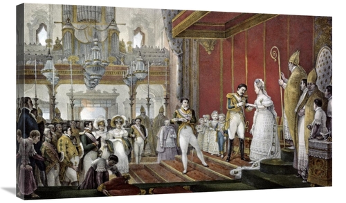 Global Gallery GCS-277300-36-142 36 in. Marriage of Emperor Pedro I to