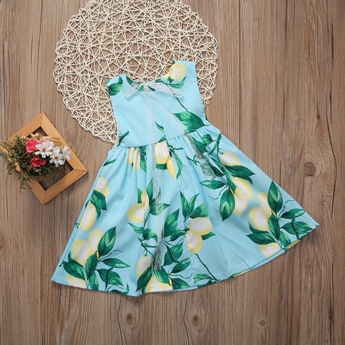 High Quality 2 6Y summer baby girl dress Fashion