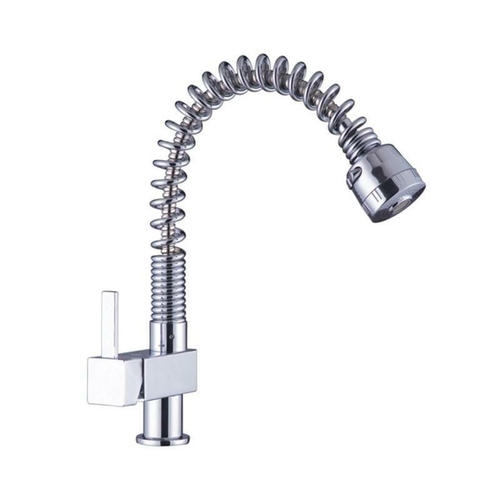 Euro Round Chrome Kitchen Sink Pull Out Mixer