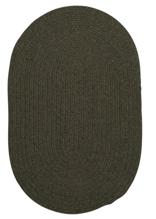 Colonial Mills Rug WL55R024X072 Bristol - Olive 2 ft. x 6 ft. Braided 
