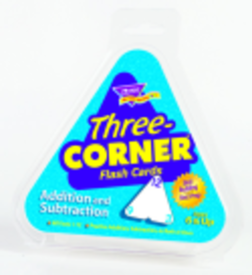 Trend Enterprises Three Corner Addition And Subtraction Double Sided T