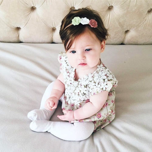 New Cute Baby Girls Infant Floral Lace