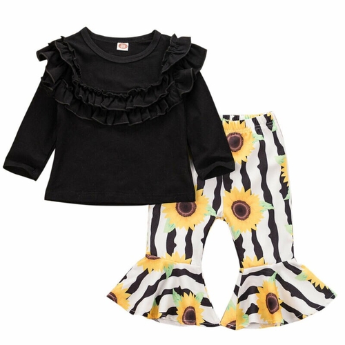 Pudcoco Autumn Newborn Kid Baby Girl Clothes Long