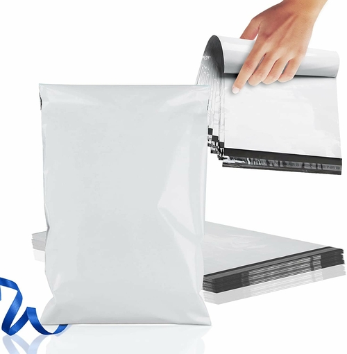 PUREVACY Poly Mailers 19 x 24. Pack of 50 White Plastic Envelopes 2