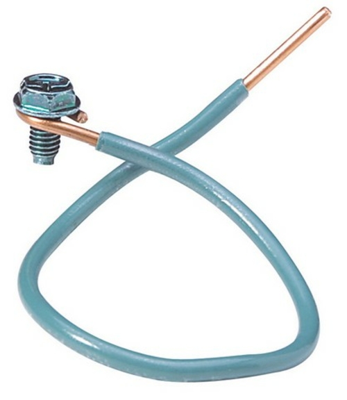 Gampak 18100 6 in. 12 Gauge Grounding Wire- - pack of 10