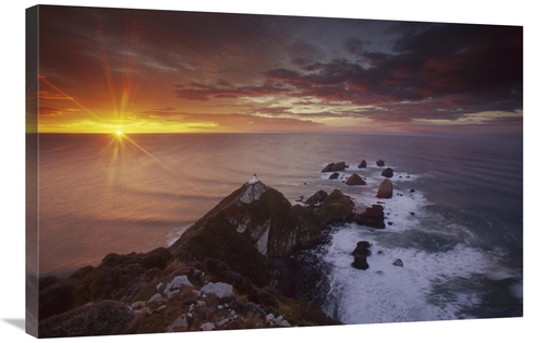 Global Gallery GCS-453542-2436-142 24 x 36 in. Nugget Point Lighthouse