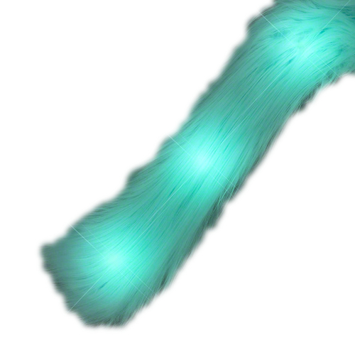 Blinkee LFFBOA-AQ LED Faux Fur Boa, Aqua