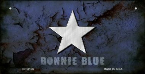 Smart Blonde BP-8106 3 x 6 in. Bonnie Blue Peeling Novelty Metal Bicyc