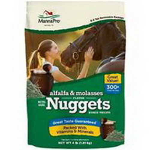 Manna Pro-Equine 1030258 4 lbs Alfalfa Molasses Nuggets