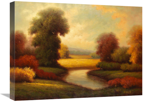 Global Gallery GCS-132469-1824-142 18 x 24 in. Lyon Valley Art Print -