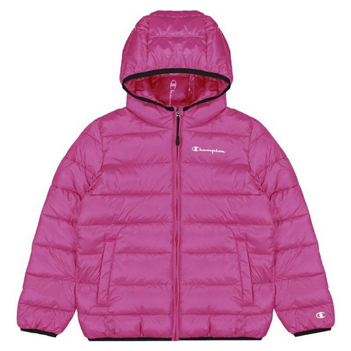 Sports Jacket Champion Hooded Jr Pink