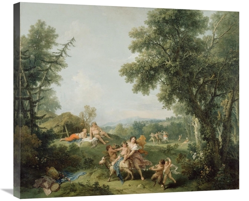 Global Gallery GCS-460008-30-142 30 in. Landscape with the Education o