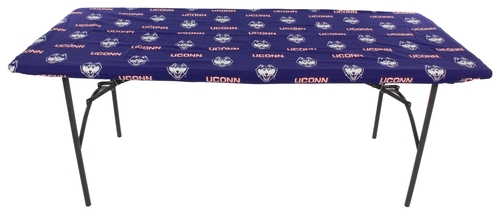 College Covers CONTC6 72 x 30 in. Connecticut Huskies 6ft. Table Cover