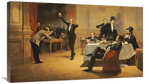 Global Gallery GCS-268355-36-142 36 in. The Dinner Party Art Print - F