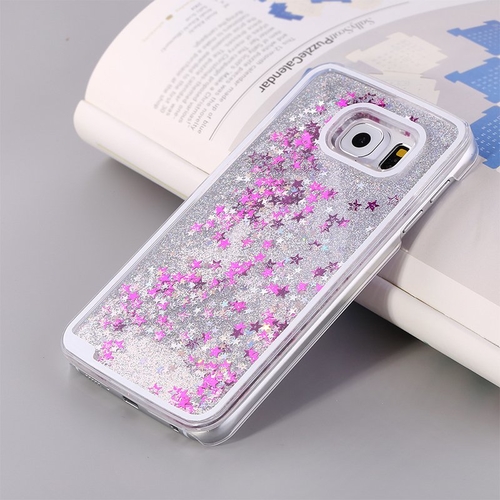 Silver Glitter Quicksand Case For Samsung