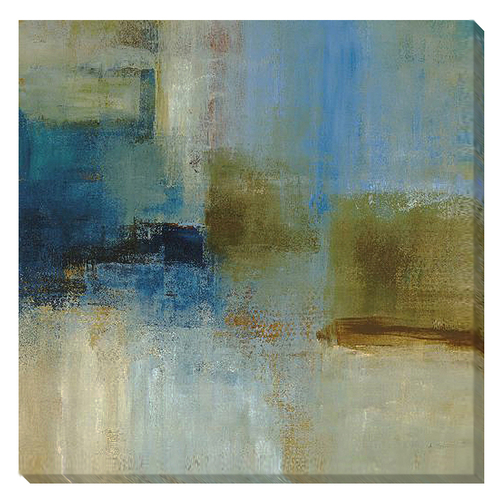 Artistic Home Gallery 2727303G Blue Abstract Canvas Artwork - 27 in.