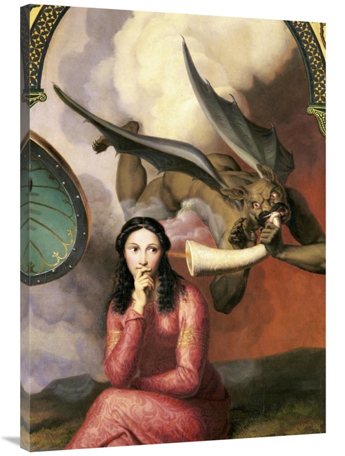 Global Gallery GCS-282646-40-142 40 in. Good & Evil - Detail Art Print