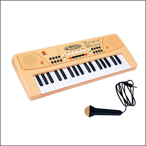 Piano for Kids with Mic Recorder - 37 Keys 8 Rhythms 8 Tones 6 Demos