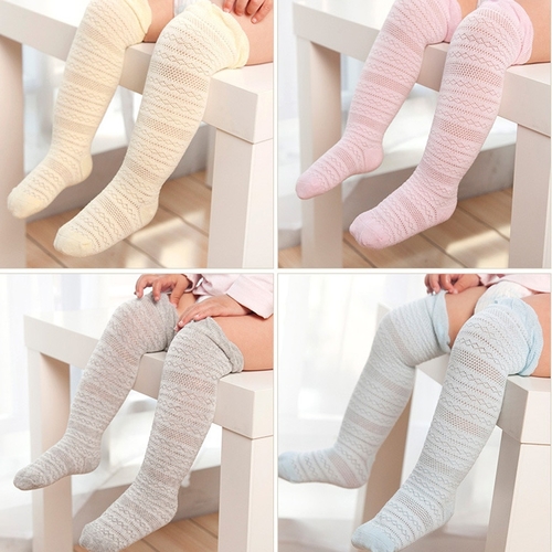 Baby Boys Girls Solid Lace Cotton Warm Pantyhose