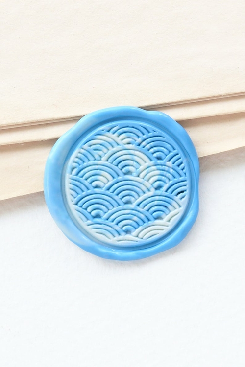 Wave Wax Seal Stamp /Japanese wave wax seal Stamp/Custom Sealing Wax