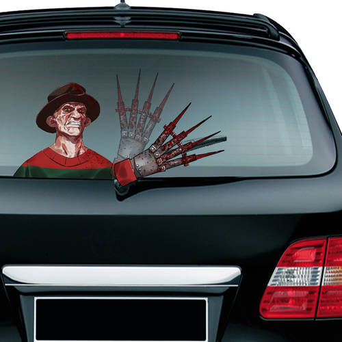 Killer Waving Wiper Decals PVC Car Styling Rear