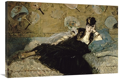 Global Gallery GCS-282400-40-142 40 in. La Dame Aux Eventails - Nina D