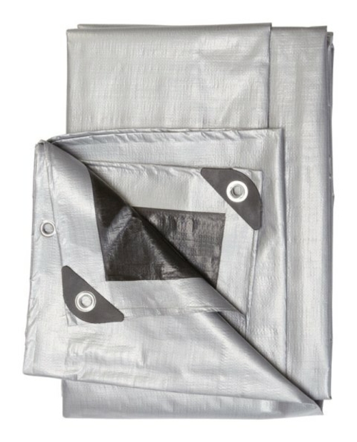 Projex PROJSB68 Poly Tarps  Silver & Black - 6 x 8