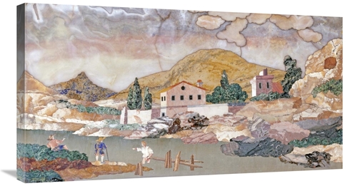 Global Gallery GCS-267818-36-142 36 in. Pietra Dura Landscape Art Prin