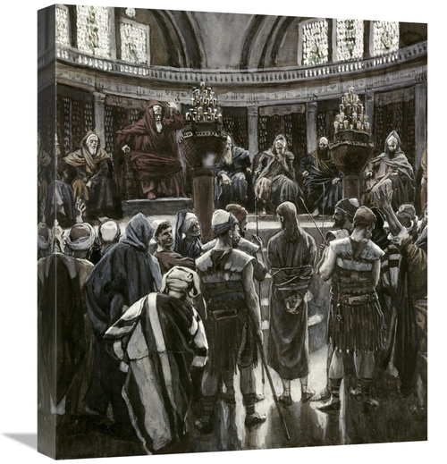 Global Gallery GCS-280395-22-142 22 in. Judgement on the Morning of Go