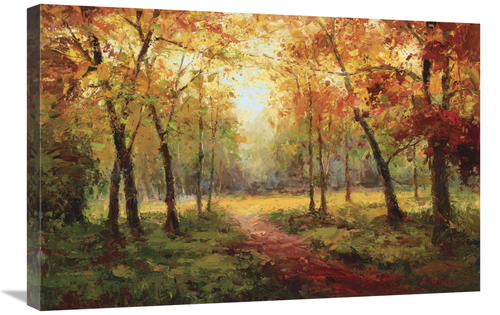 Global Gallery GCS-132543-2030-142 20 x 30 in. A Beautiful Walk in the
