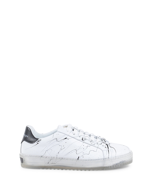 Splatter Sneaker - White Black