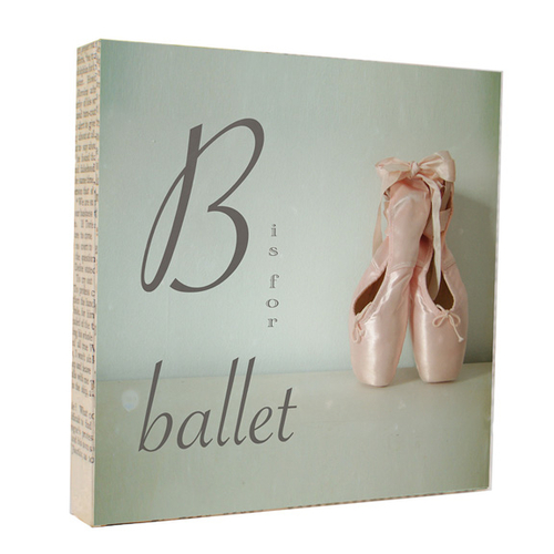 B is for Ballet 5x5 Art Block