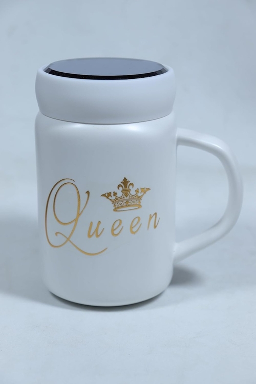 Designing Ceramic Glass Coffee Mug  Queen Patterns (Size-400ML)
