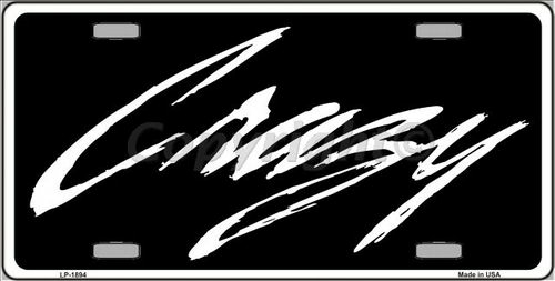 Smart Blonde LP-1894 Crazy Metal Novelty License Plate