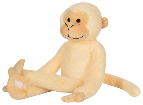 Plush Stuffed Animal Cute Butter Yellow Hanging Monkey Soft Toy-52cm