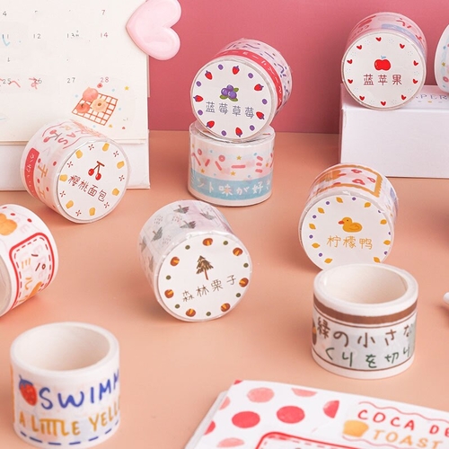 30mm*3m Cute Forest Peach Washi Tape