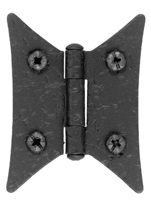 Flush Rough Iron Surface Mount Butterfly Cabinet Hinge