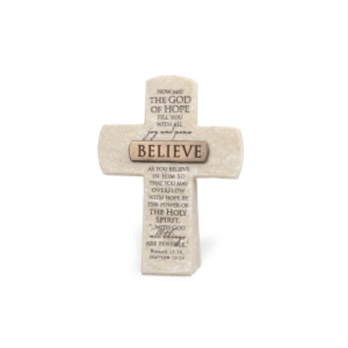 Lighthouse Christian Products 0079709 Desktop Cross-Believe - No. 1193
