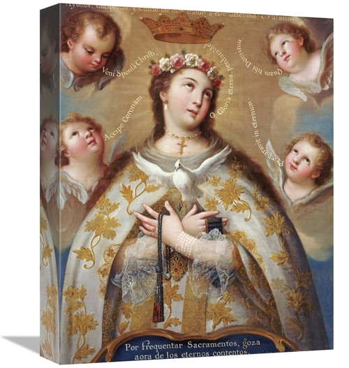 Global Gallery GCS-267925-16-142 16 in. Coronation of the Virgin Art P