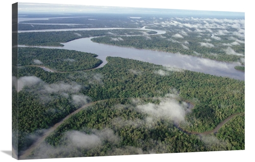 Global Gallery GCS-452987-2436-142 24 x 36 in. Kikori River & Runs Thr