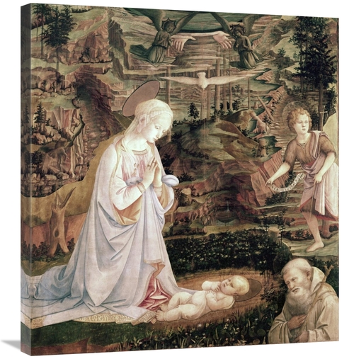 30 in. Madonna & Child with Angels Art Print - Filippo Lippi