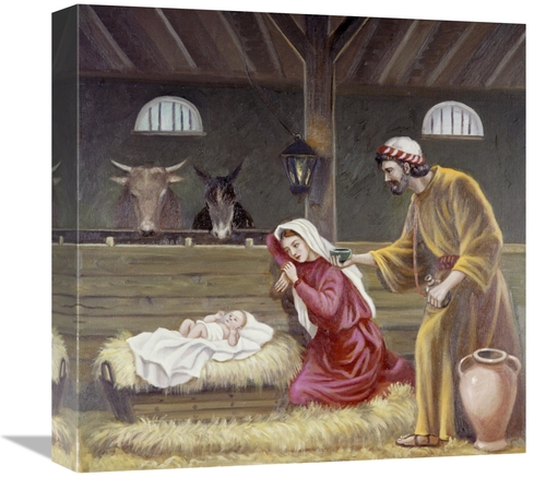 Global Gallery GCS-276725-16-142 16 in. Nativity Art Print - Vittorio 