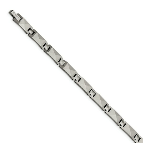 Chisel TUB116-8.5 8.5 in. Tungsten Polished Bracelet