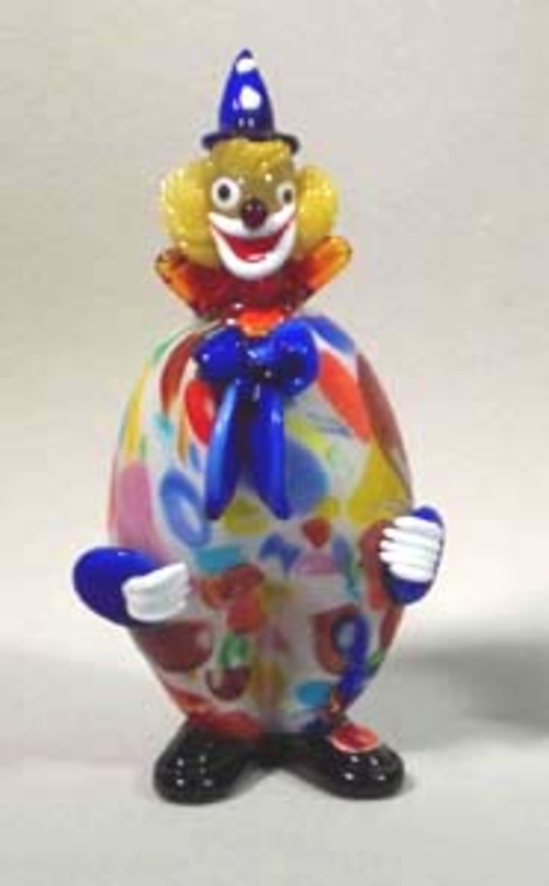 Belco FP-602 9-1/2" Murano Glass Clown