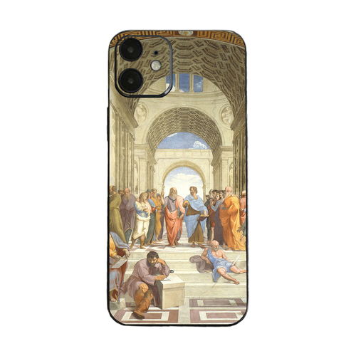 MightySkins APIPH12-School Of Athens Skin for Apple iPhone 12 - School