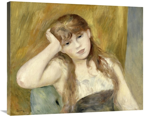 Global Gallery GCS-279696-36-142 36 in. Young Blond Girl Art Print - P