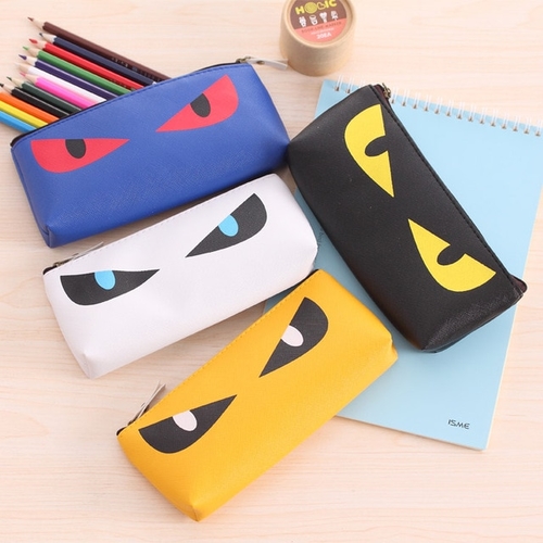 Newest Cute Kawaii Cat Pencil Cases Pu Leather